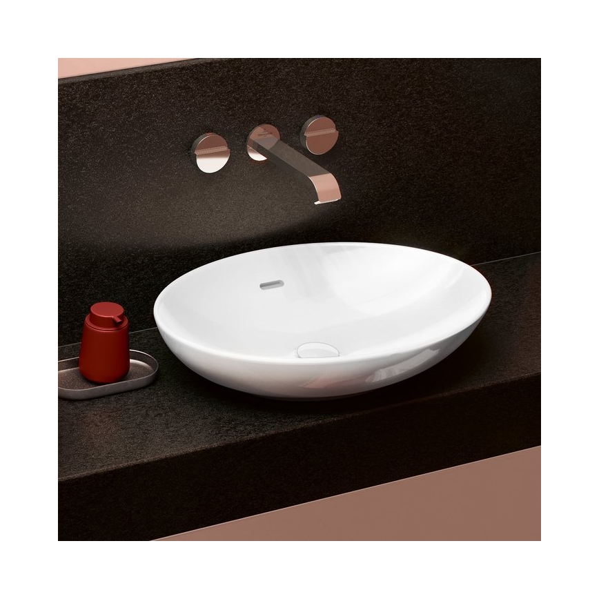 Villeroy & Boch 4A4700R1 - Lavabo sobre encimera LOOP&FRIENDS 56x38 cm cerámica/blanco
