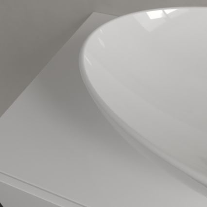 Villeroy & Boch 4A4701R1 - Lavabo para encimera LOOP&FRIENDS 56x38 cm cerámica/blanco