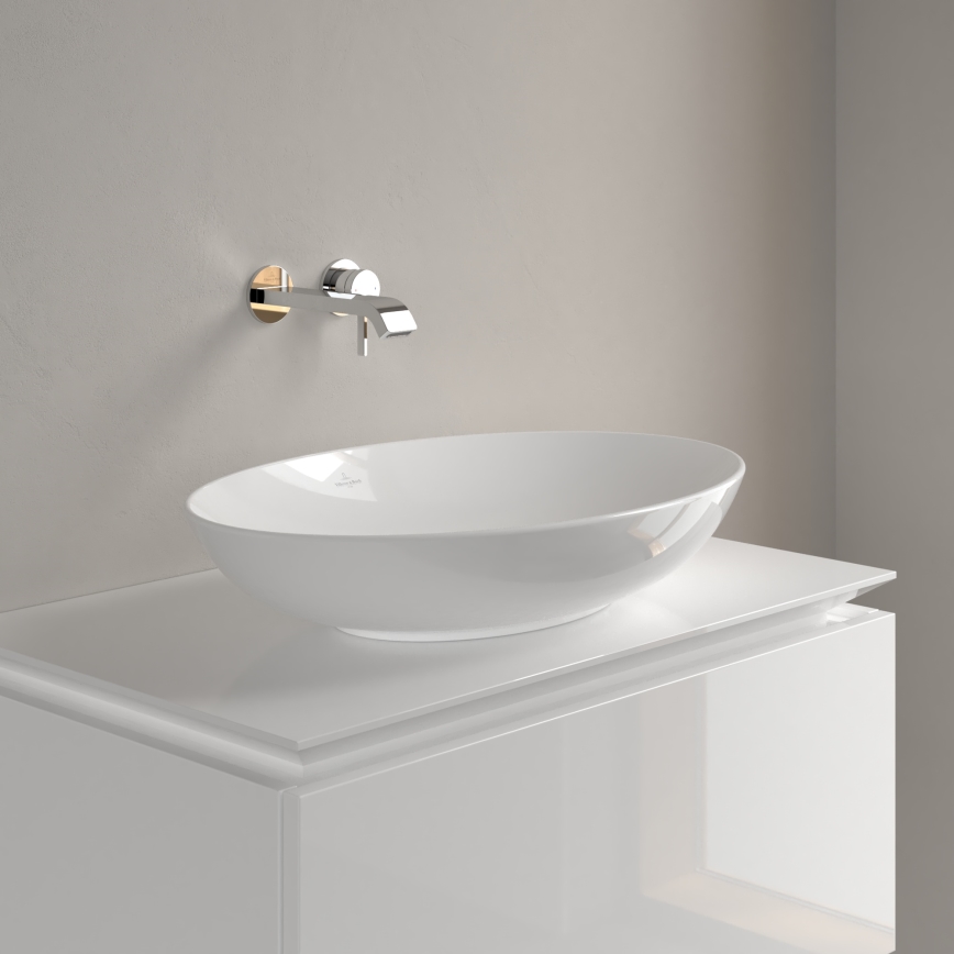 Villeroy & Boch 4A480001 - Lavabo sobre encimera LOOP&FRIENDS 62x42 cm cerámica/blanco