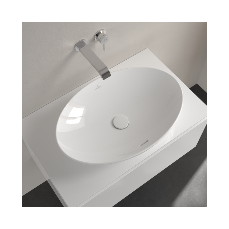Villeroy & Boch 4A480001 - Lavabo sobre encimera LOOP&FRIENDS 62x42 cm cerámica/blanco