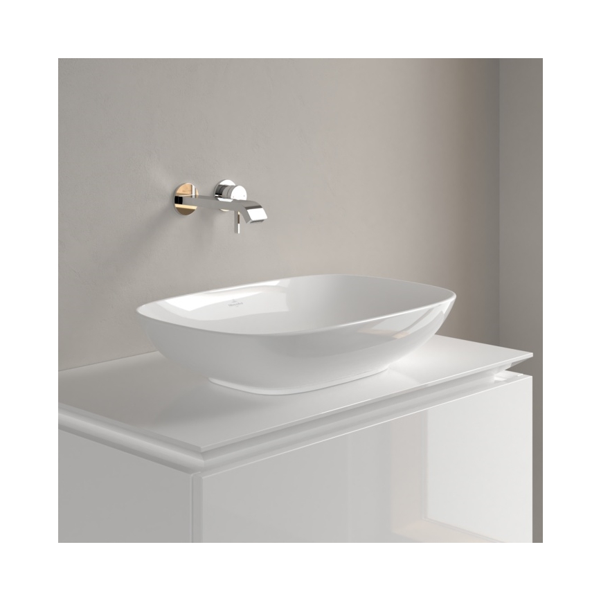 Villeroy & Boch 4A490001 - Lavabo sobre encimera LOOP&FRIENDS 56x38 cm cerámica/blanco