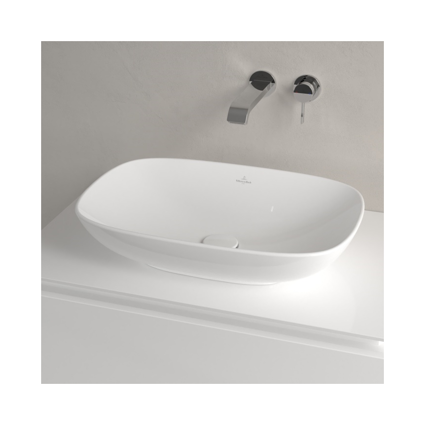 Villeroy & Boch 4A490001 - Lavabo sobre encimera LOOP&FRIENDS 56x38 cm cerámica/blanco