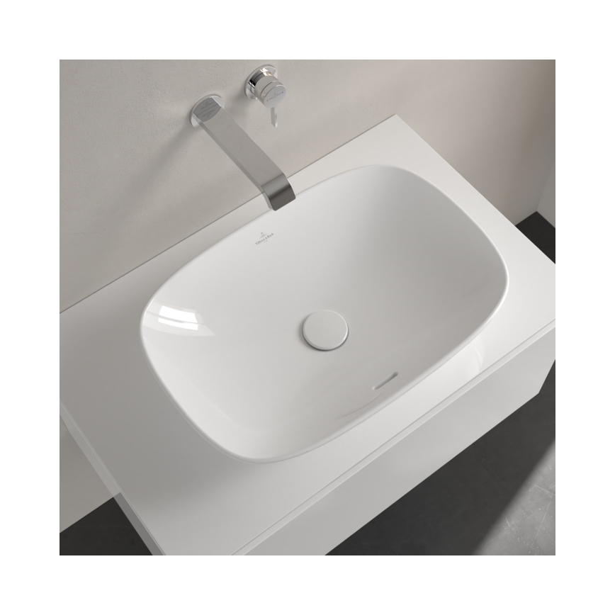 Villeroy & Boch 4A490001 - Lavabo sobre encimera LOOP&FRIENDS 56x38 cm cerámica/blanco