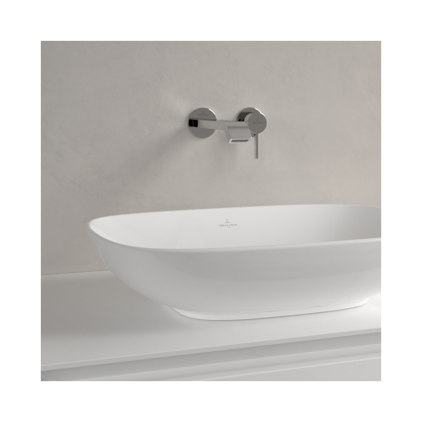Villeroy & Boch 4A490001 - Lavabo sobre encimera LOOP&FRIENDS 56x38 cm cerámica/blanco