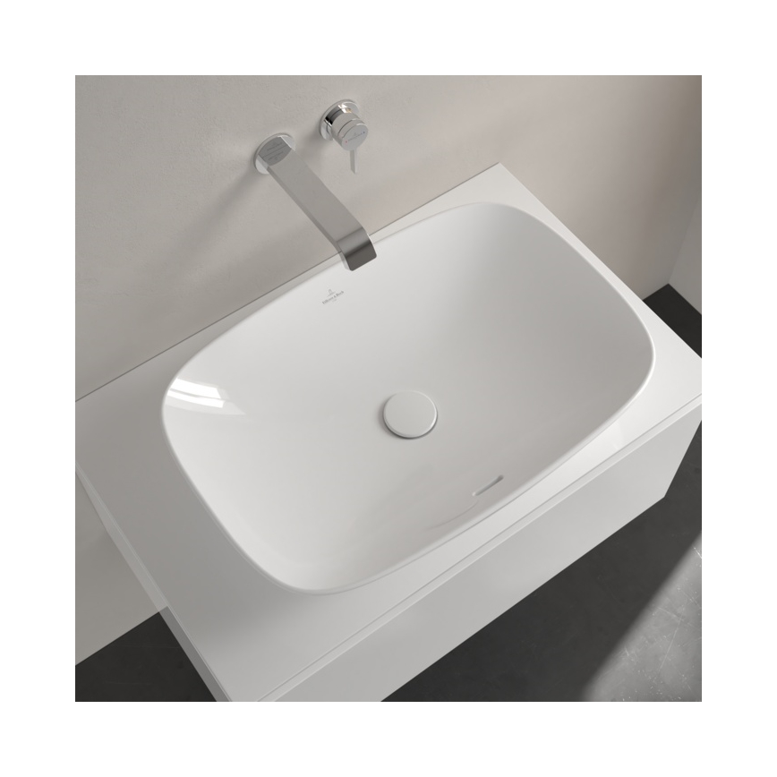 Villeroy & Boch 4A500001 - Lavabo sobre encimera LOOP&FRIENDS 62x42 cm cerámica/blanco
