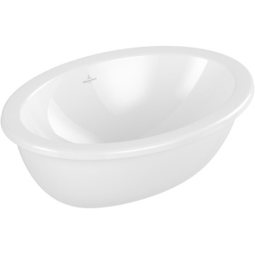 Villeroy & Boch 4A540001 - Lavabo empotrado LOOP&FRIENDS 48,5x32,5 cm cerámica/blanco