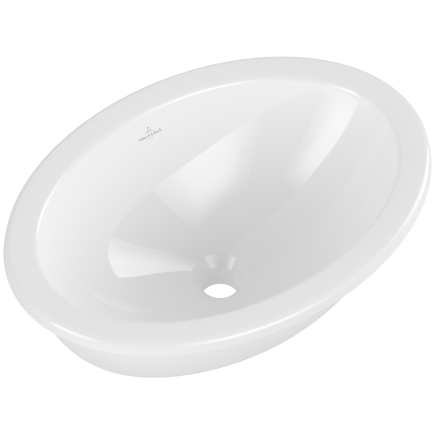 Villeroy & Boch 4A540001 - Lavabo empotrado LOOP&FRIENDS 48,5x32,5 cm cerámica/blanco