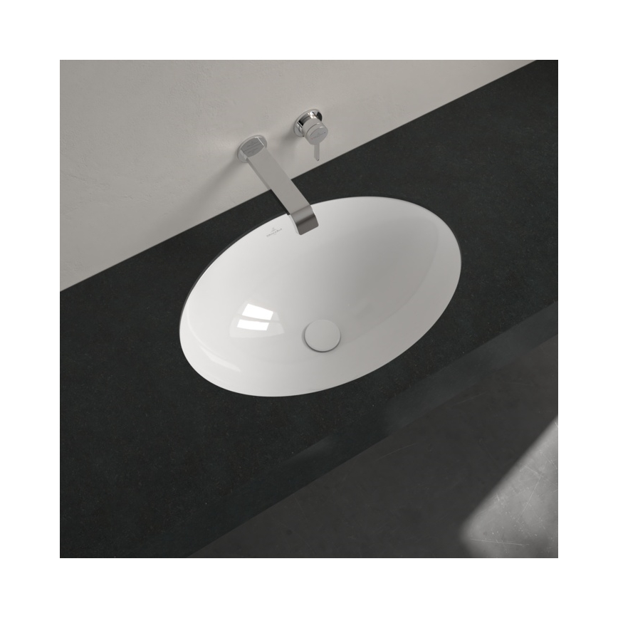 Villeroy & Boch 4A550001 - Lavabo empotrado LOOP&FRIENDS 56 x 38 cm cerámica/blanco