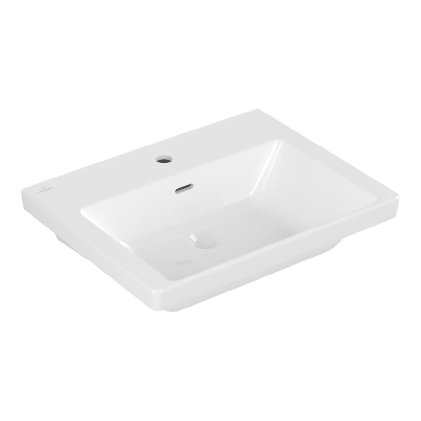 Villeroy & Boch 4A706001 - Lavabo suspendido SUBWAY 3.0 60x47 cm cerámica/blanco