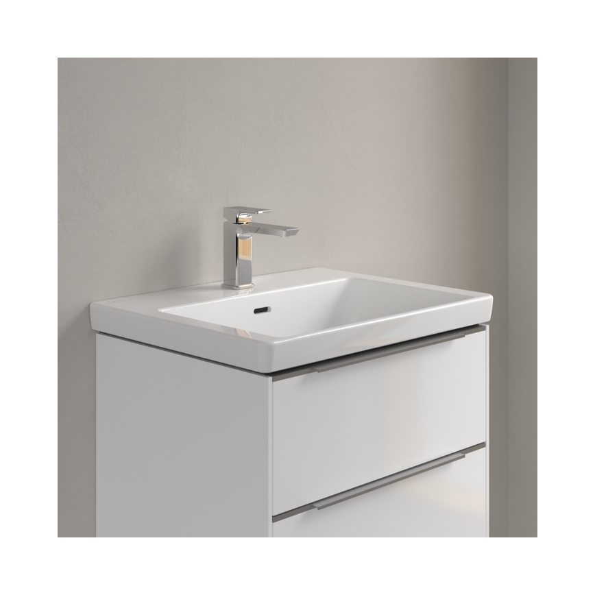 Villeroy & Boch 4A706001 - Lavabo suspendido SUBWAY 3.0 60x47 cm cerámica/blanco