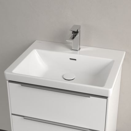 Villeroy & Boch 4A706001 - Lavabo suspendido SUBWAY 3.0 60x47 cm cerámica/blanco
