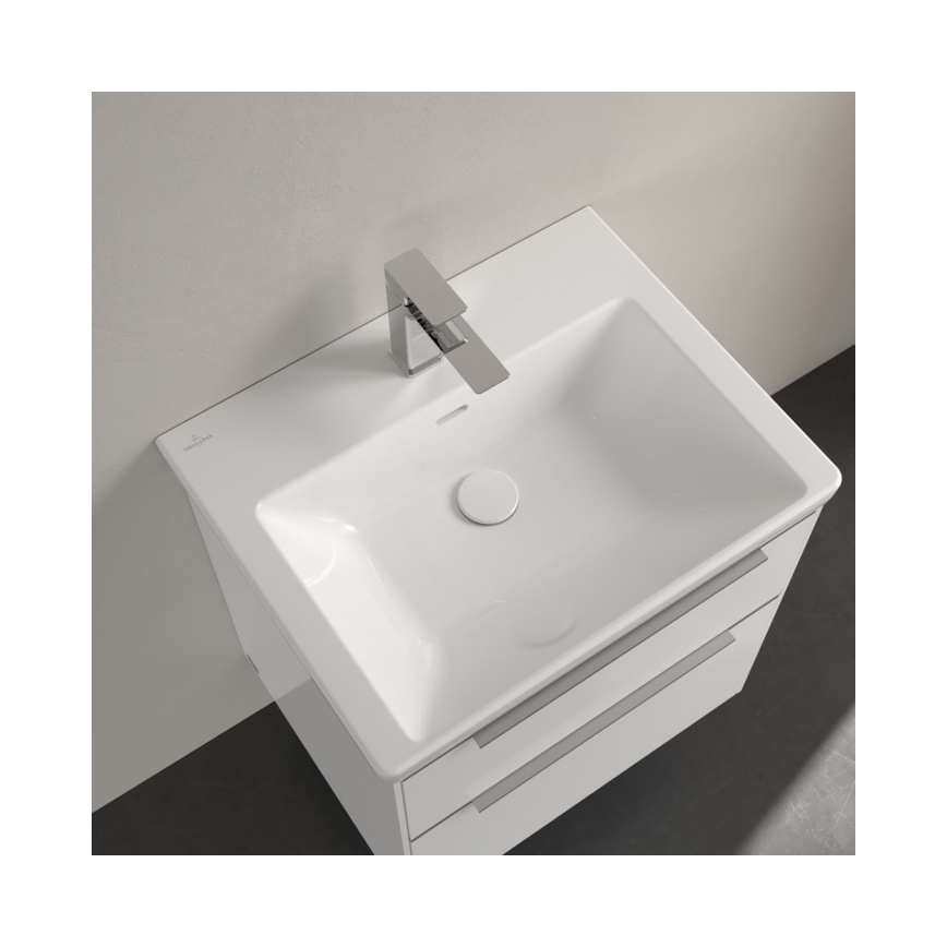 Villeroy & Boch 4A706001 - Lavabo suspendido SUBWAY 3.0 60x47 cm cerámica/blanco