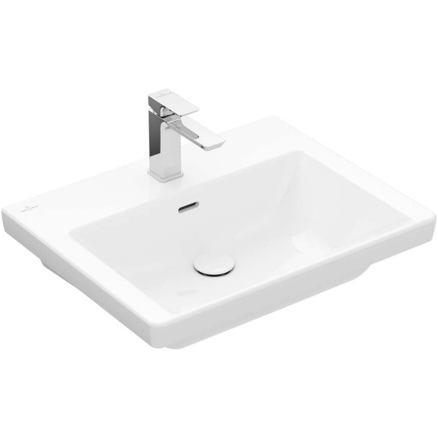Villeroy & Boch 4A706001 - Lavabo suspendido SUBWAY 3.0 60x47 cm cerámica/blanco