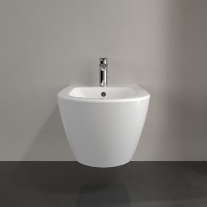 Villeroy & Boch 540000R1 - Bidé suspendido SUBWAY 2.0 37x56,5 cm, cerámica blanca