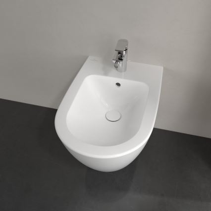 Villeroy & Boch 540000R1 - Bidé suspendido SUBWAY 2.0 37x56,5 cm, cerámica blanca