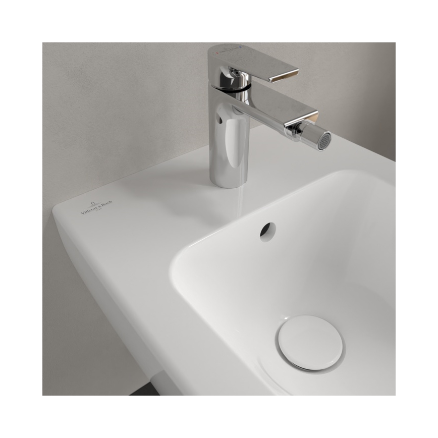 Villeroy & Boch 540000R1 - Bidé suspendido SUBWAY 2.0 37x56,5 cm, cerámica blanca