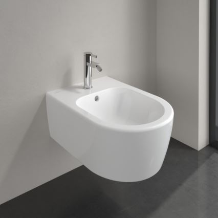 Villeroy & Boch 54050001 - Bidé suspendido AVENTO cerámica/blanco