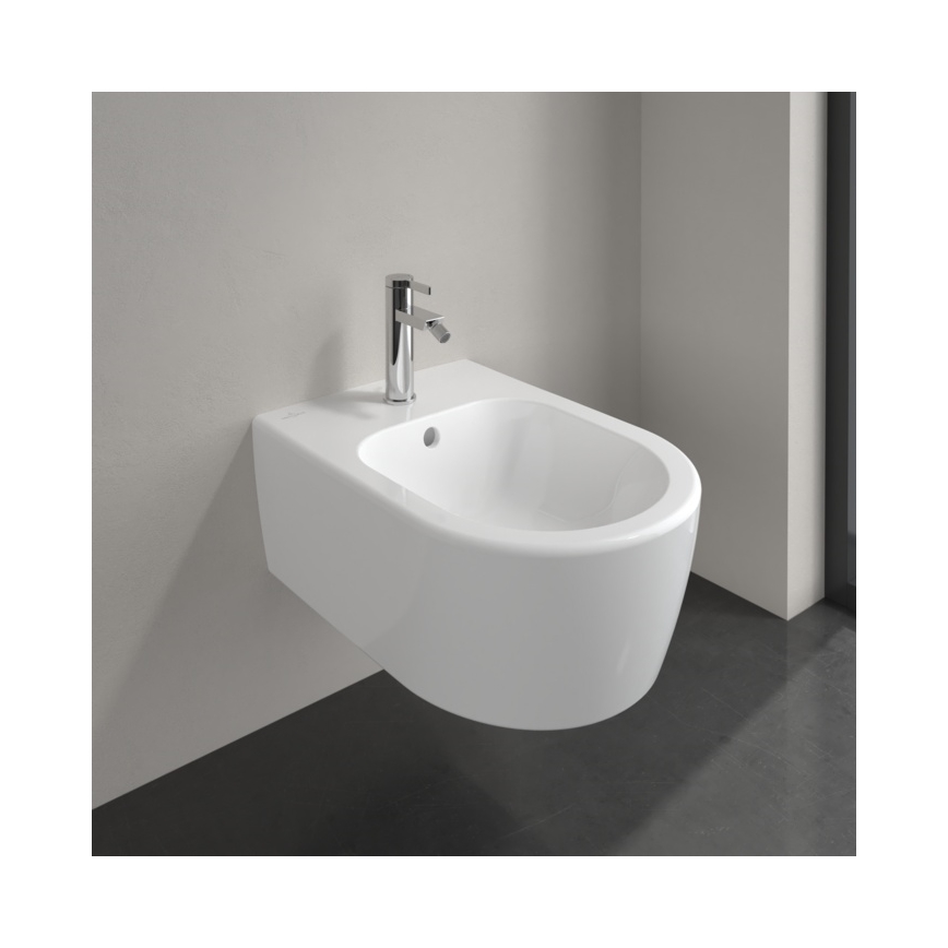 Villeroy & Boch 54050001 - Bidé suspendido AVENTO cerámica/blanco