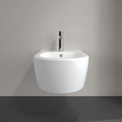 Villeroy & Boch 54050001 - Bidé suspendido AVENTO cerámica/blanco
