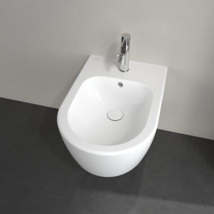 Villeroy & Boch 54050001 - Bidé suspendido AVENTO cerámica/blanco