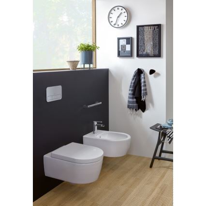 Villeroy & Boch 54050001 - Bidé suspendido AVENTO cerámica/blanco