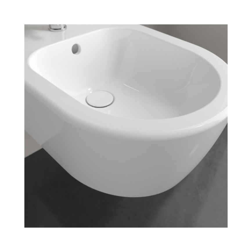 Villeroy & Boch 54050001 - Bidé suspendido AVENTO cerámica/blanco