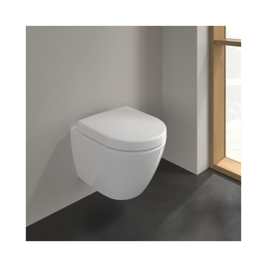 Villeroy & Boch 5606R0R1 - Inodoro suspendido SUBWAY 2.0 cerámica/blanco