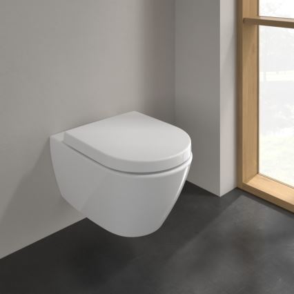 Villeroy & Boch 5614R001 - Inodoro suspendido SUBWAY 2.0 cerámica/blanco