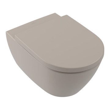 Villeroy & Boch 5614R0AM - Inodoro suspendido SUBWAY 2.0 cerámica/beige