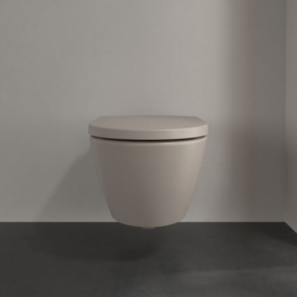 Villeroy & Boch 5614R0AM - Inodoro suspendido SUBWAY 2.0 cerámica/beige