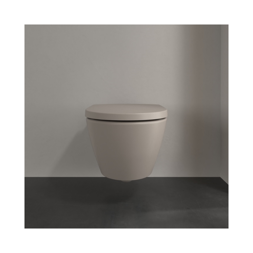 Villeroy & Boch 5614R0AM - Inodoro suspendido SUBWAY 2.0 cerámica/beige