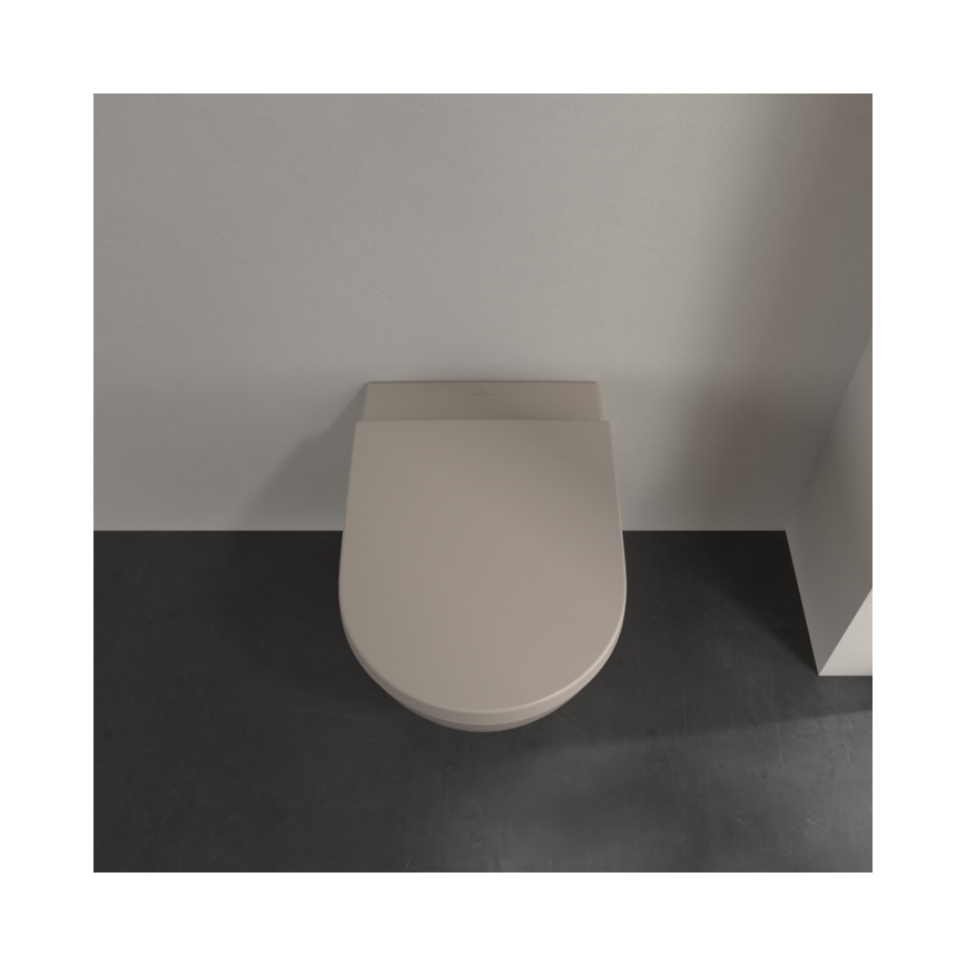 Villeroy & Boch 5614R0AM - Inodoro suspendido SUBWAY 2.0 cerámica/beige