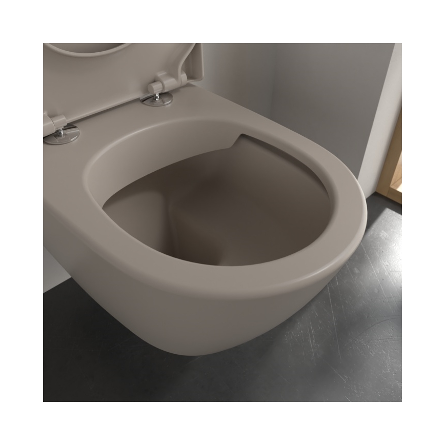 Villeroy & Boch 5614R0AM - Inodoro suspendido SUBWAY 2.0 cerámica/beige
