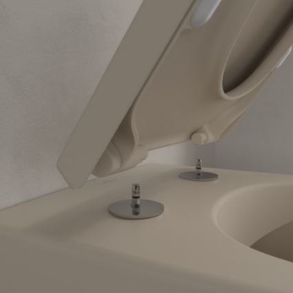 Villeroy & Boch 5614R0AM - Inodoro suspendido SUBWAY 2.0 cerámica/beige