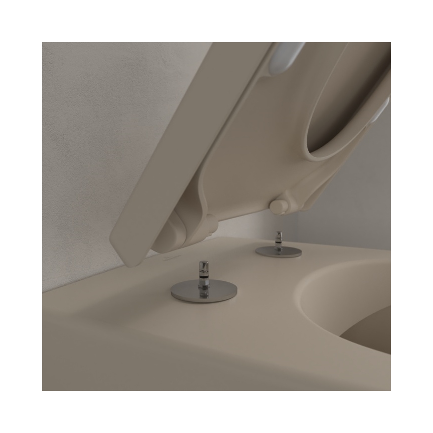 Villeroy & Boch 5614R0AM - Inodoro suspendido SUBWAY 2.0 cerámica/beige