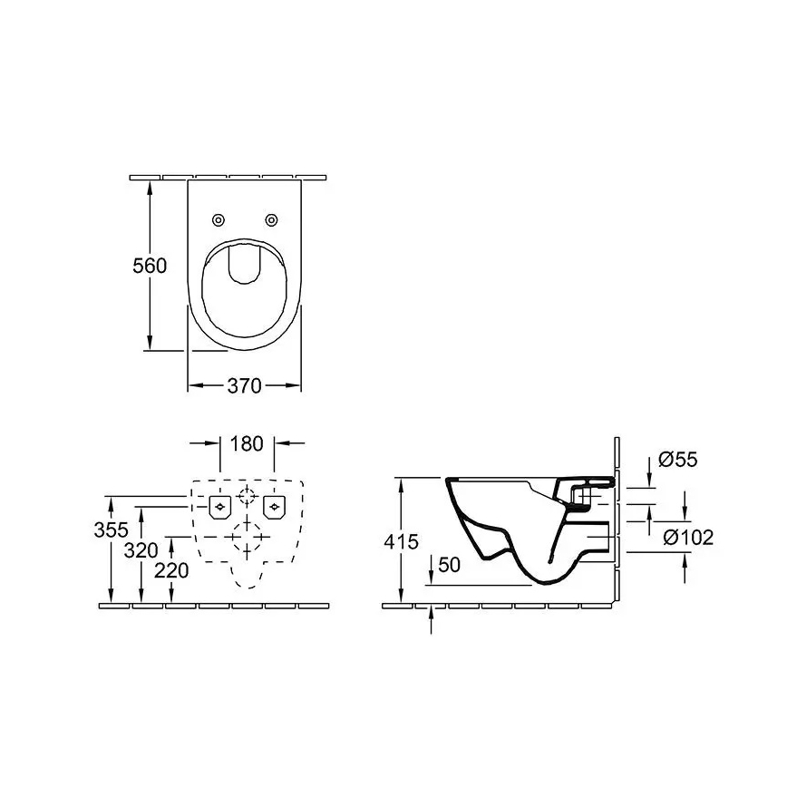 Villeroy & Boch 5614R2R1 - Inodoro suspendido con asiento SoftClose SUBWAY 2.0 cerámica/blanco