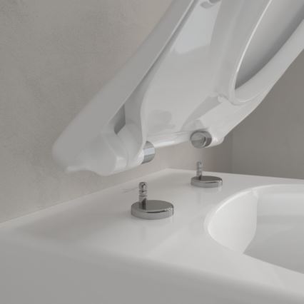 Villeroy & Boch 5656RS01 - Inodoro suspendido AVENTO con asiento SoftClose, cerámica/blanco