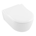 Villeroy & Boch 5656RSR1 - Inodoro suspendido AVENTO con asiento SoftClose, cerámica blanca