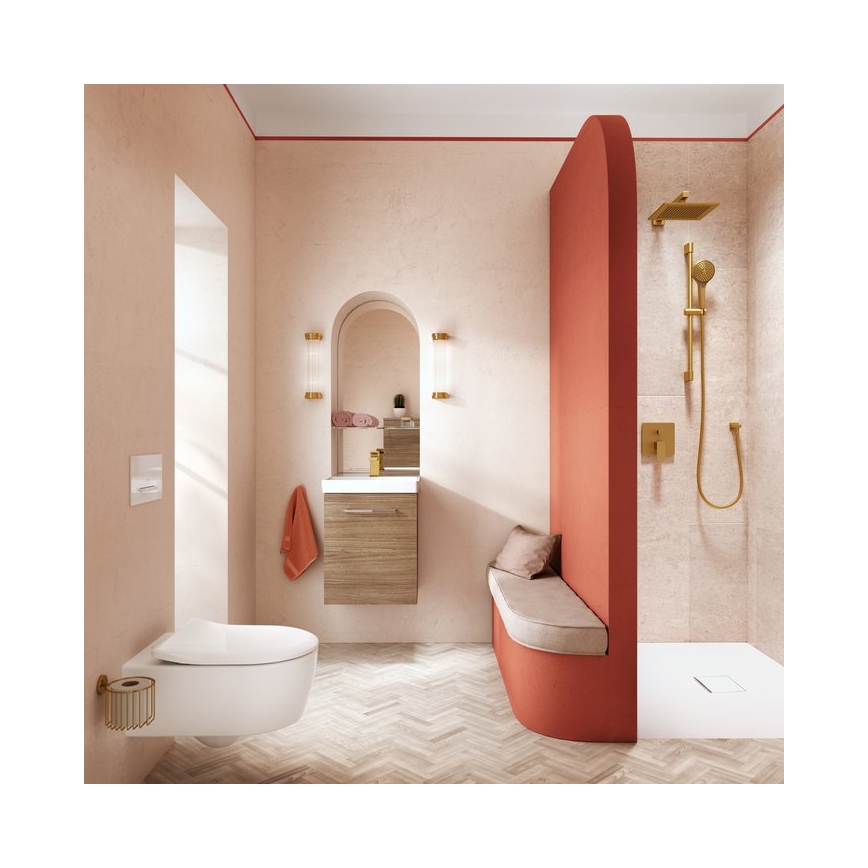 Villeroy & Boch 5656RSR1 - Inodoro suspendido AVENTO con asiento SoftClose, cerámica blanca