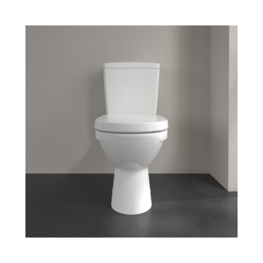 Villeroy & Boch 5661R001 - Inodoro compacto O.NOVO en cerámica/blanco