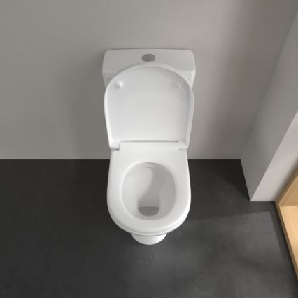 Villeroy & Boch 5661R001 - Inodoro compacto O.NOVO en cerámica/blanco