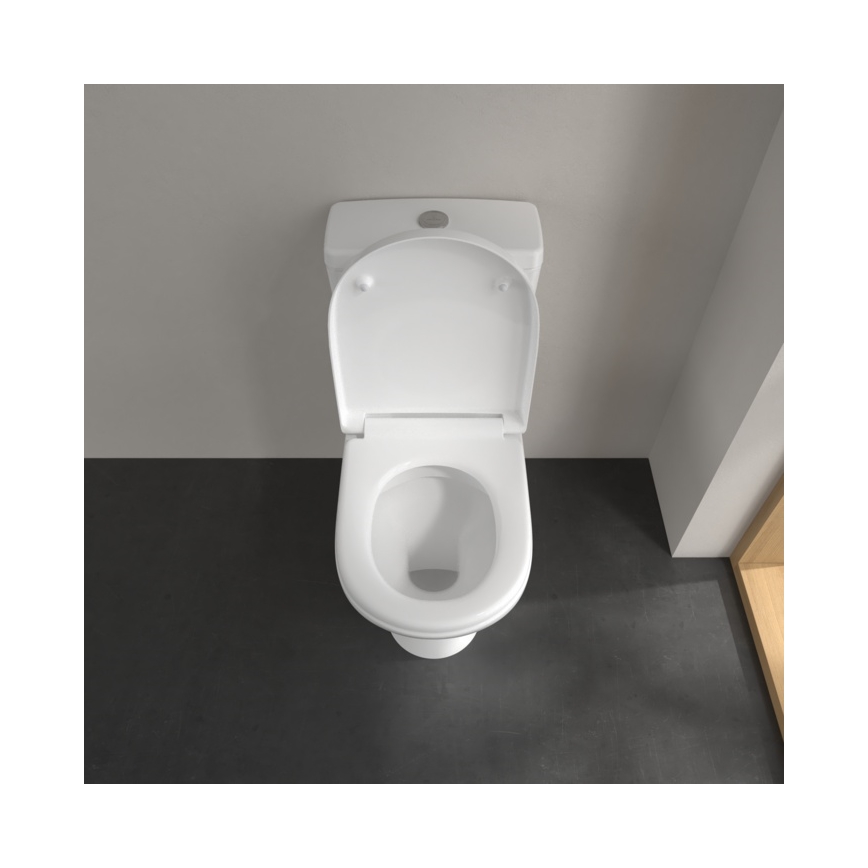 Villeroy & Boch 5661R001 - Inodoro compacto O.NOVO en cerámica/blanco