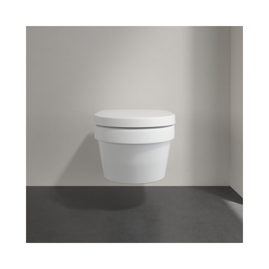Villeroy & Boch 5684HR01 - Inodoro suspendido con asiento SoftClose ARCHITECTURA, cerámica/blanco