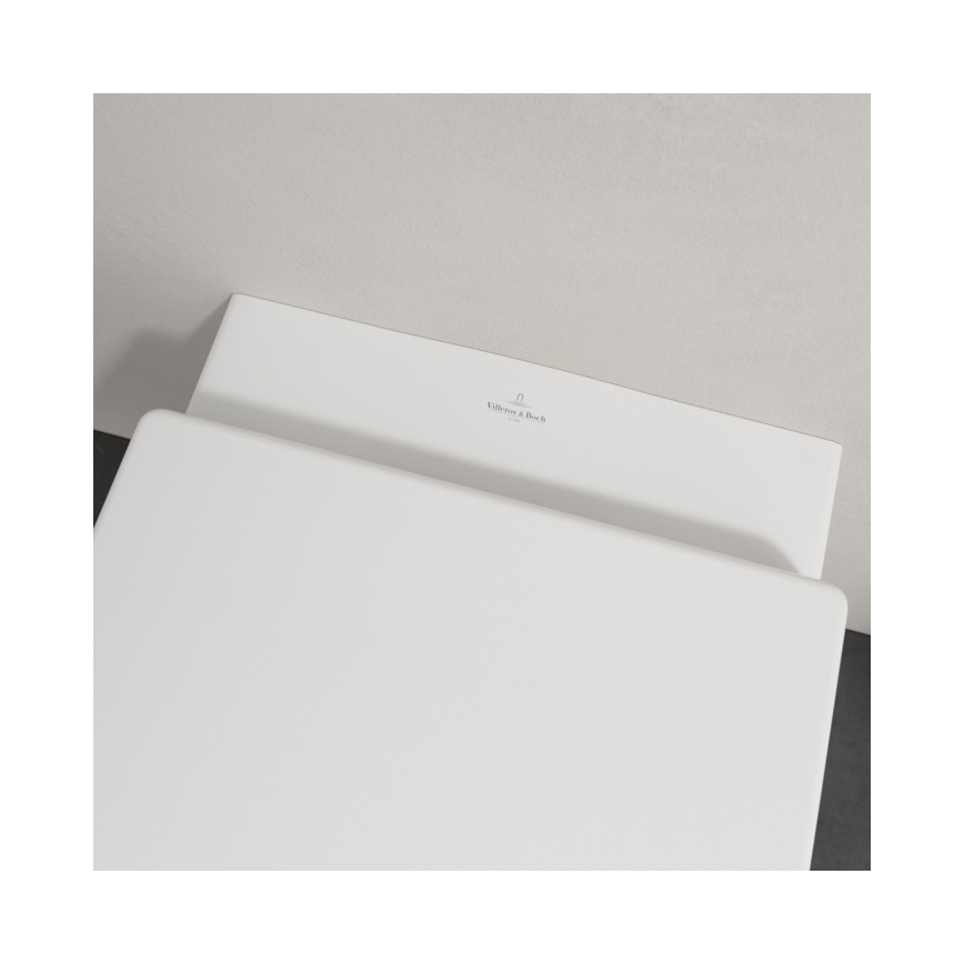 Villeroy & Boch 5684HR01 - Inodoro suspendido con asiento SoftClose ARCHITECTURA, cerámica/blanco