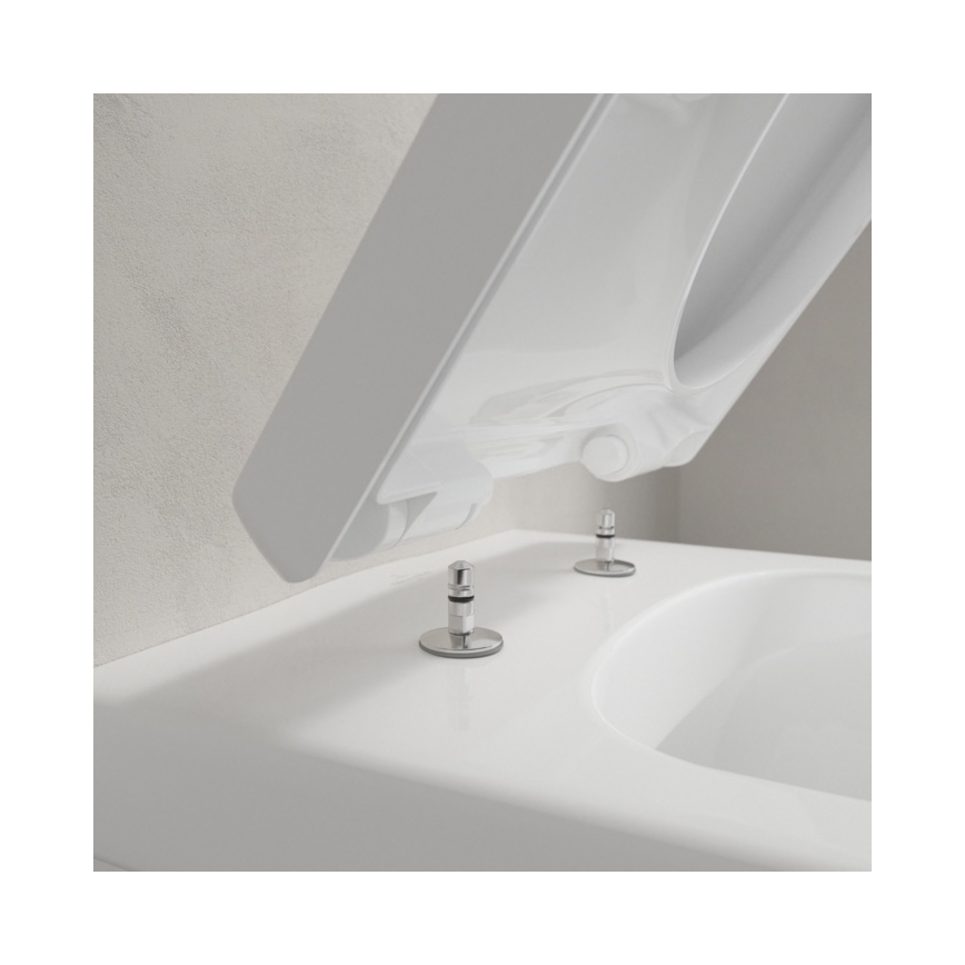 Villeroy & Boch 5684HR01 - Inodoro suspendido con asiento SoftClose ARCHITECTURA, cerámica/blanco