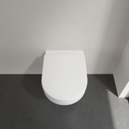 Villeroy & Boch 5684HRR1 - Inodoro suspendido ARCHITECTURA con asiento SoftClose, cerámica/blanco