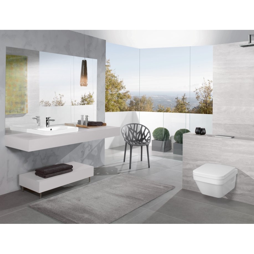 Villeroy & Boch 5685HR01 - Inodoro suspendido con asiento SoftClose ARCHITECTURA cerámica/blanco