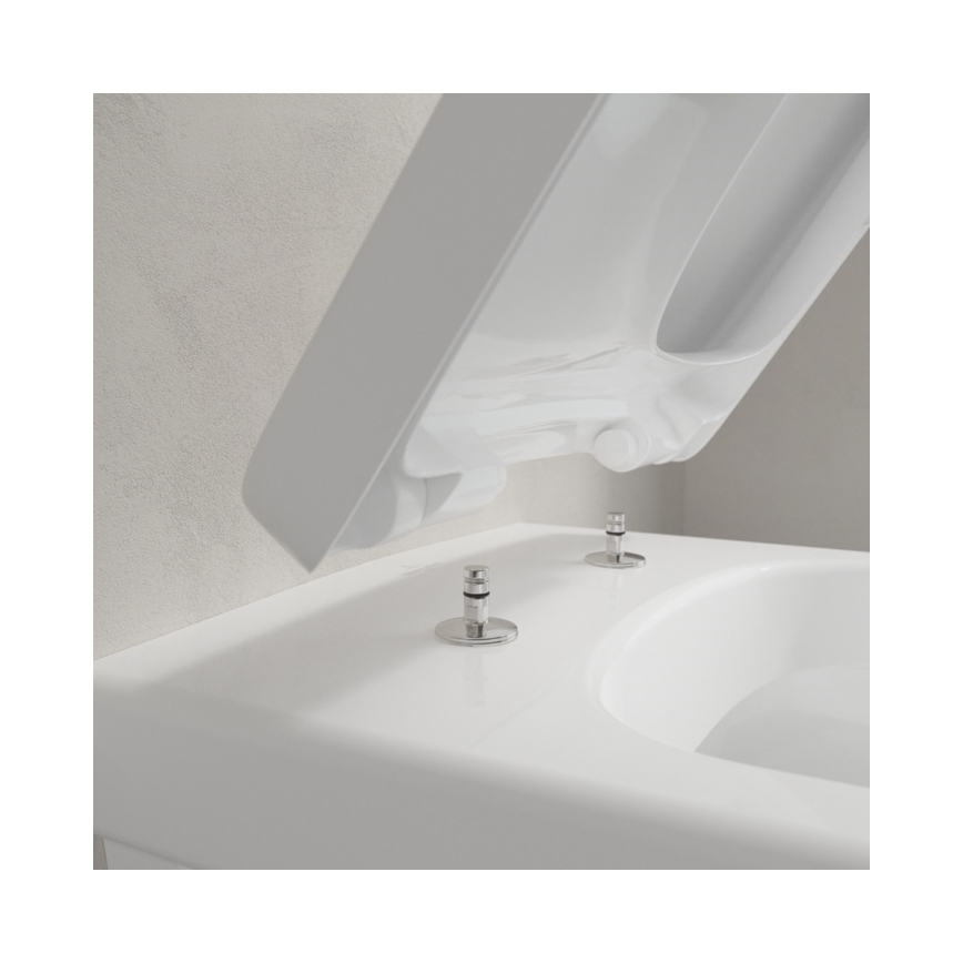 Villeroy & Boch 5685HR01 - Inodoro suspendido con asiento SoftClose ARCHITECTURA cerámica/blanco