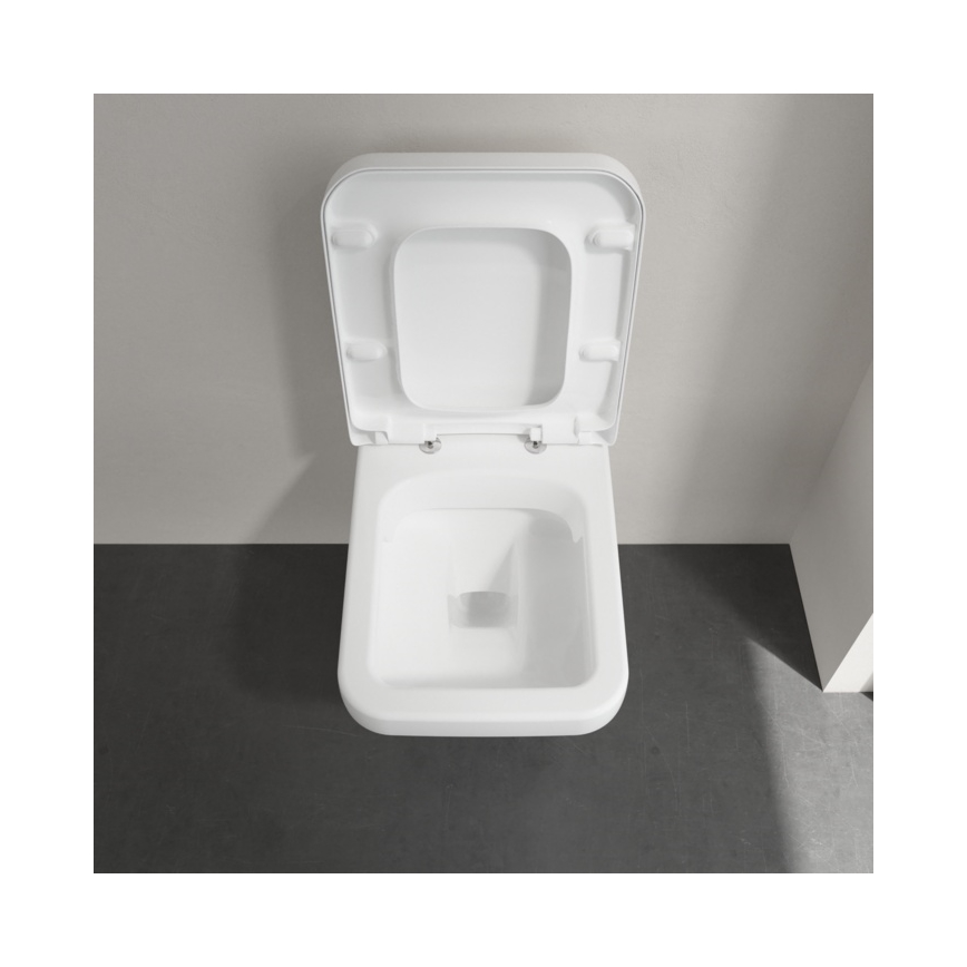 Villeroy & Boch 5685HR01 - Inodoro suspendido con asiento SoftClose ARCHITECTURA cerámica/blanco