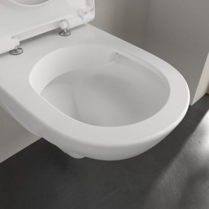 Villeroy & Boch 5688HR01 - Inodoro suspendido con asiento SoftClose O.NOVO cerámica/blanco